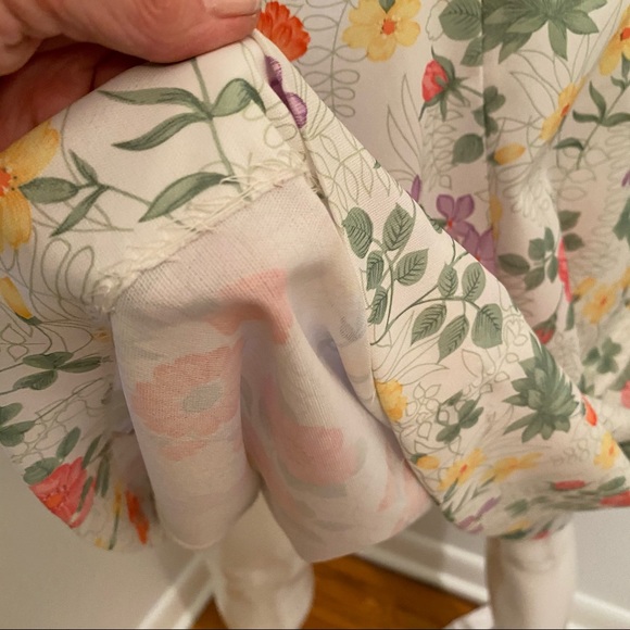 VINTAGE JOHN ABBOTT Floral Summer Dress Sleeveless - Picture 8 of 10